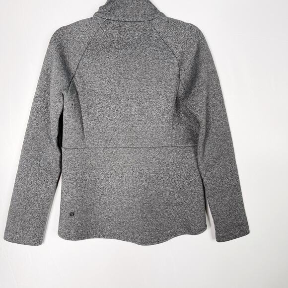 Lululemon Going Places Jacket Heathered Speckled Black / Black 4 Womens Spacer - Picture 2 of 10